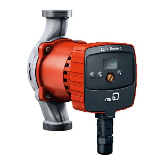 KSB Calio-Therm S Montageanleitung