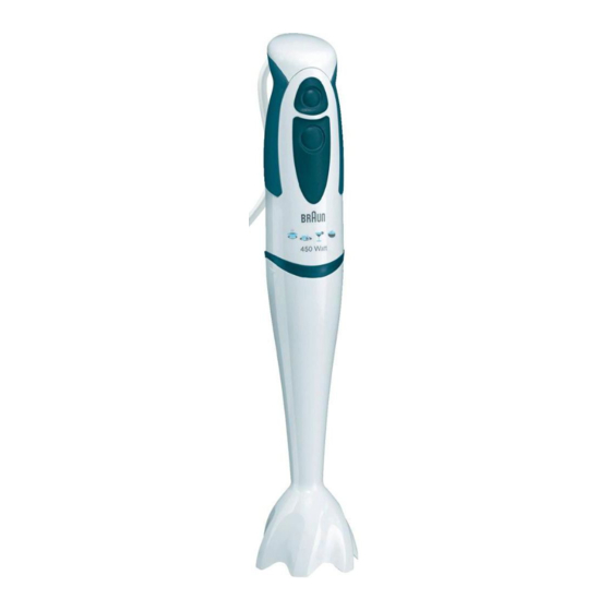 Braun Minipimer series Gebrauchsanweisung