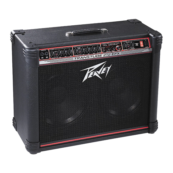 Peavey TransTube 112EFX Handbücher