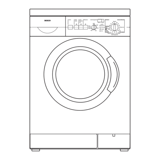 Bosch wfc 1666 Maxx 4 Gebrauchsanleitung