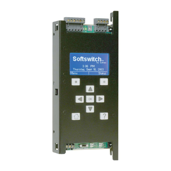 Lutron Softswitch128 Installations- Und Wartungshandbuch
