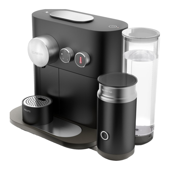 Nespresso KRUPS MY MACHINE EXPERT&MILK Bedienungsanleitung