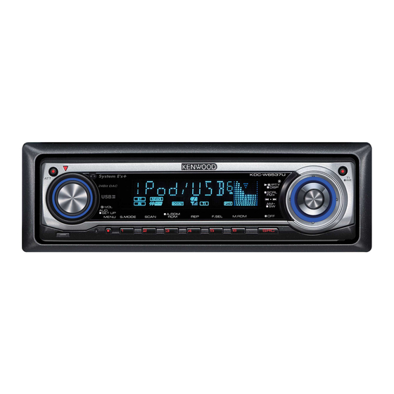 Kenwood KDC-W6537U Bedienungsanleitung