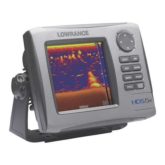 Lowrance HDS-5x Bedienungsanleitung