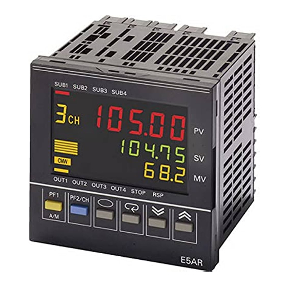 Omron E5AR Gebrauchsanleitung
