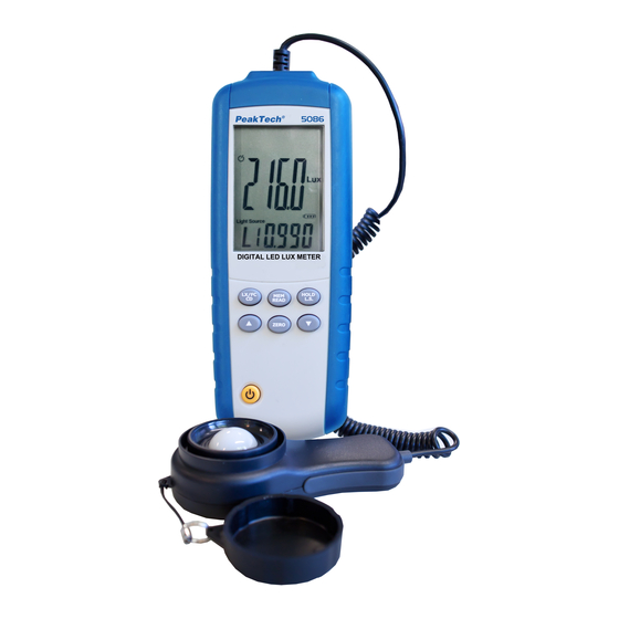 PeakTech P5086 Bedienungsanleitung