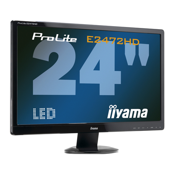 iiyama ProLite E2472HD Bedienungsanleitung