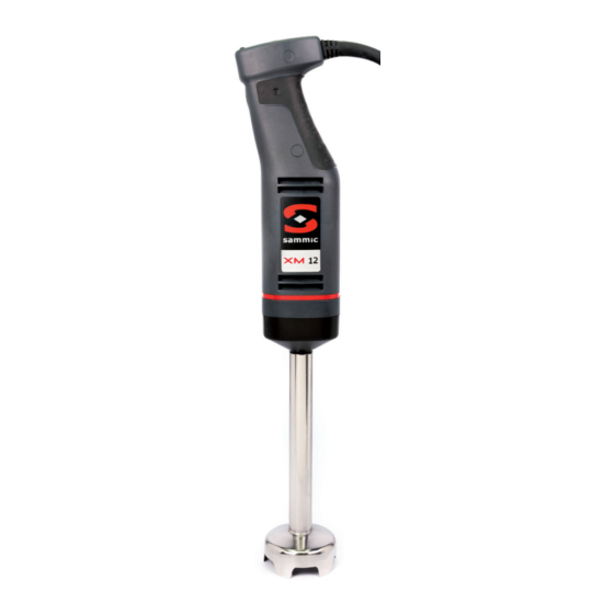 sammic XM-12 Gebrauchsanweisung