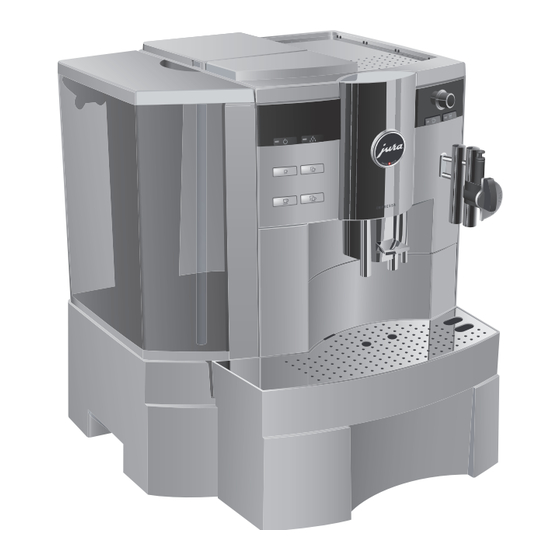 Jura Impressa X9 Classic One Touch Pflegeanleitung