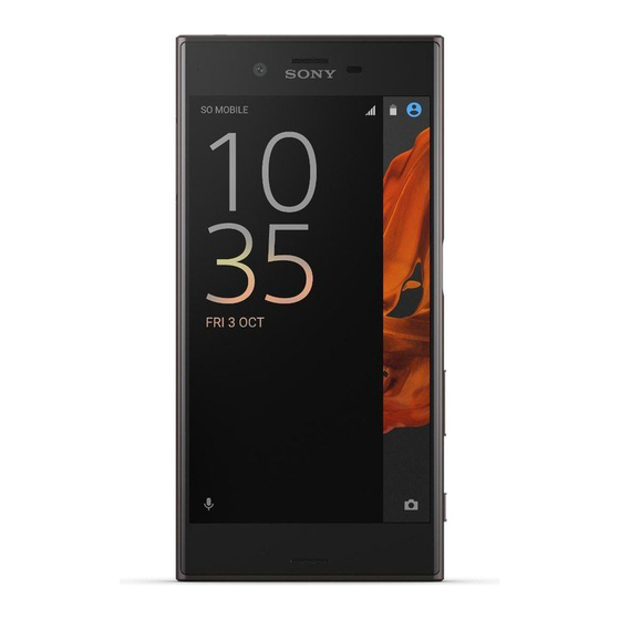 Sony Xperia XZ Bedienungsanleitung