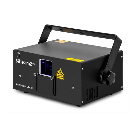 Beamz Phantom Laser Serie Anleitung