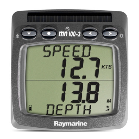 Raymarine Tacktick Micronet T100 Handbuch