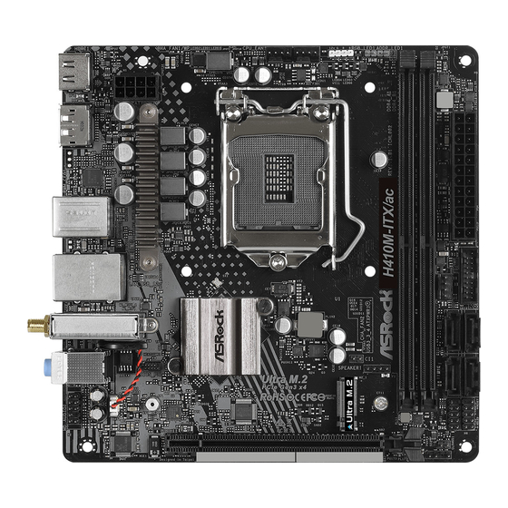 ASROCK H410M-ITX/ac Handbuch