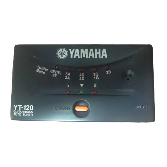 Yamaha YT-120 Bedienungsanleitung