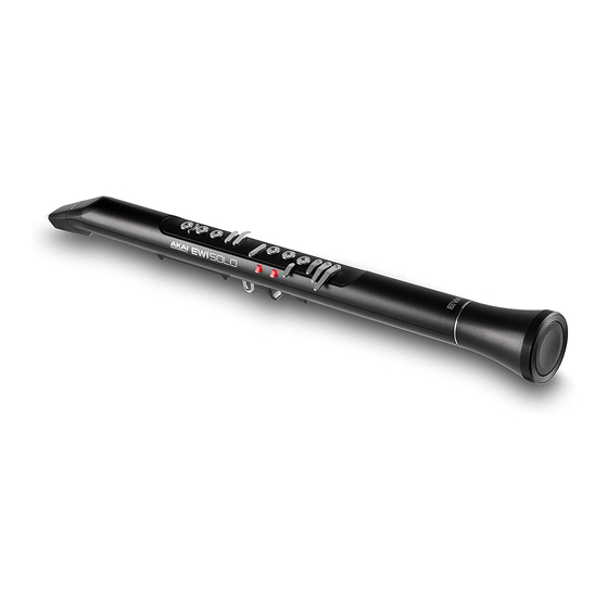 Akai Professional EWI SOLO Schnellstartanleitung