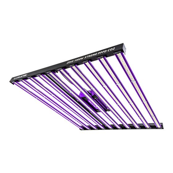 Lumatek ZEUS 1000W XTREME PPFD CO2 Handbücher