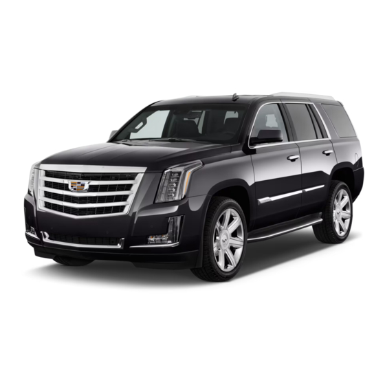 Cadillac ESCALADE Bedienungsanleitung