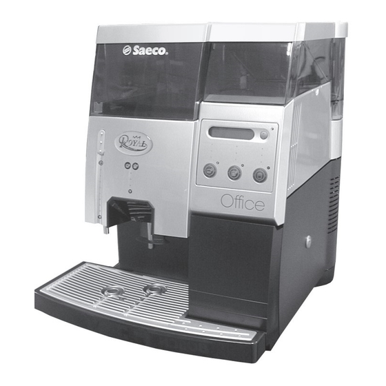 Saeco Royal Office SUP 015V Gebrauchshandbuch