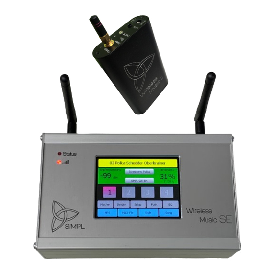 simpl Wireless Music SE Bedienungsanleitung