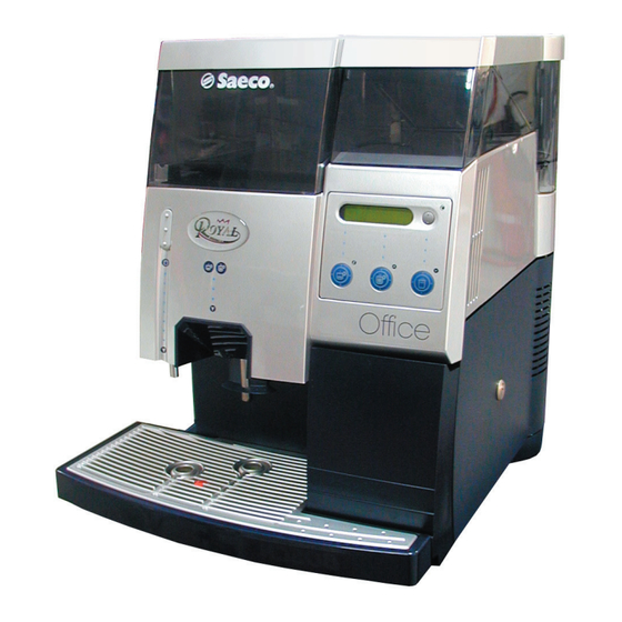 Saeco ROYAL OFFICE SUP 015V Gebrauch Und Wartung