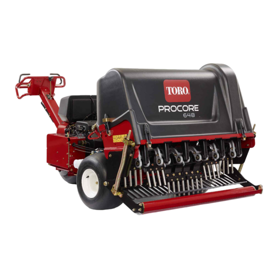 Toro ProCore 648 09200 Bedienungsanleitung