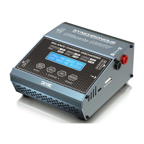 Skyrc Ultimate 1000W Bedienungsanleitung