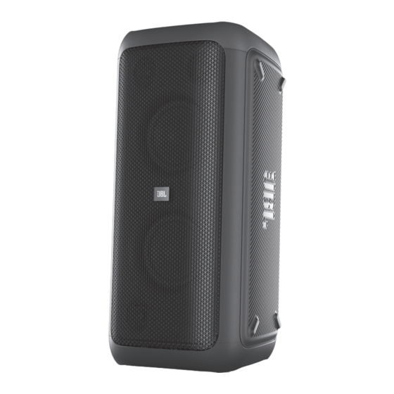 Harman JBL PARTYBOX series Schnellstartanleitung