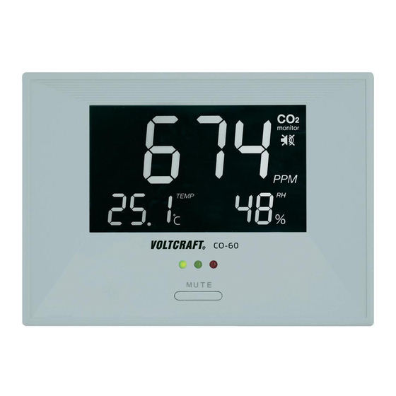 VOLTCRAFT CO-60 Bedienungsanleitung