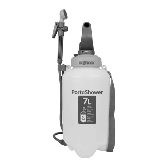 Hozelock PortaShower 4140 Bedienungsanleitung