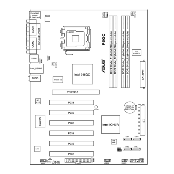 Asus P5GC Schnellstart