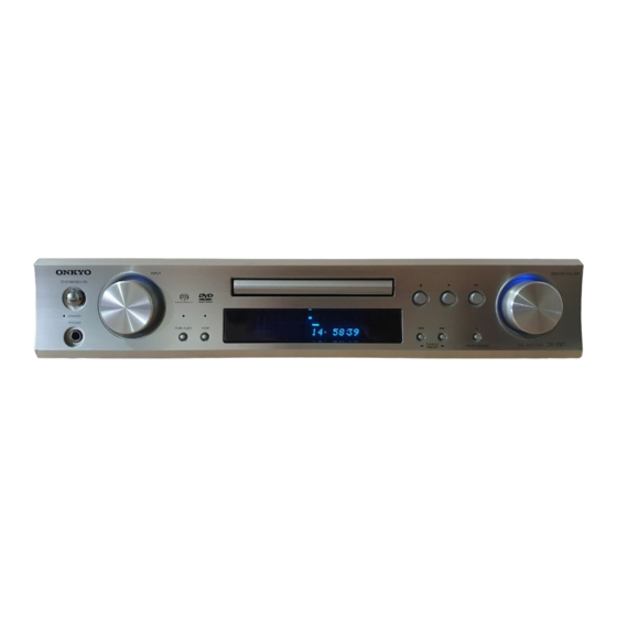 Onkyo DR-S501 Bedienungsanleitung