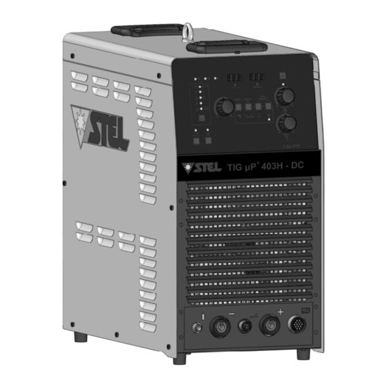 Stel TIG µP 403H DC Betriebsanleitung