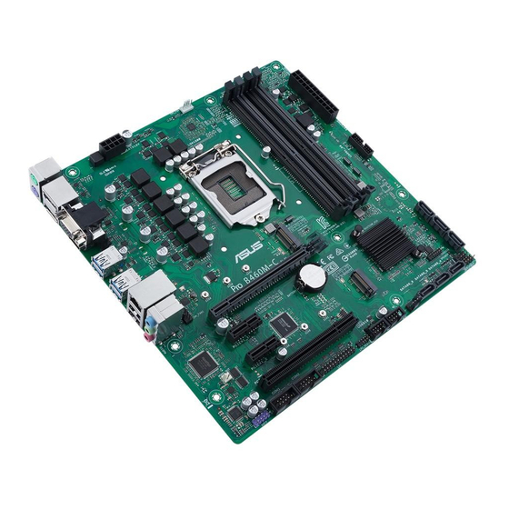 Asus Pro B460M-C Bedienungsanleitung