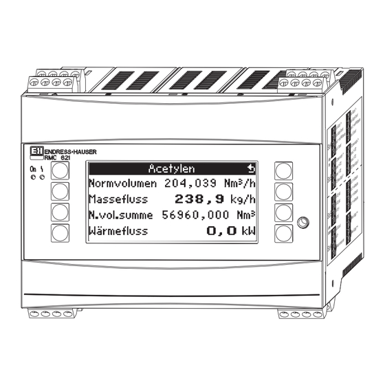 Endress+Hauser RM 621 Serie Betriebsanleitung