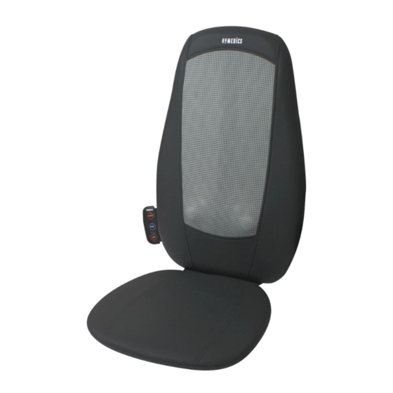 HoMedics SBM-179H-3GB Bedienungsanleitung