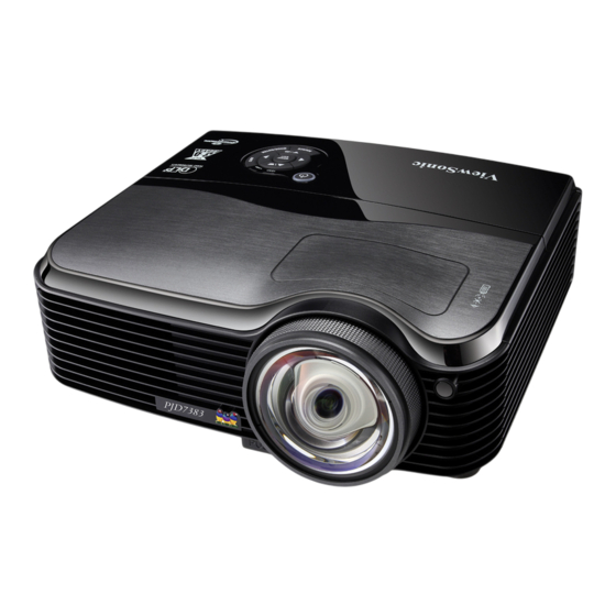 ViewSonic PJD7383 Bedienungsanleitung