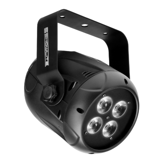 Showlite LCS-4x10W RGBW Compact Spot Bedienungsanleitung