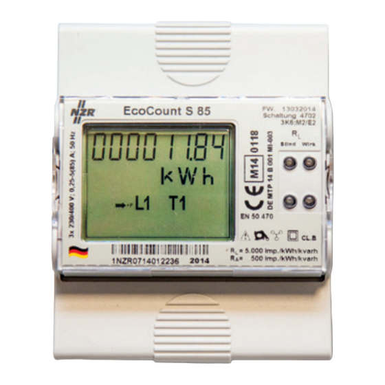 NZR EcoCount S 85 Anleitung