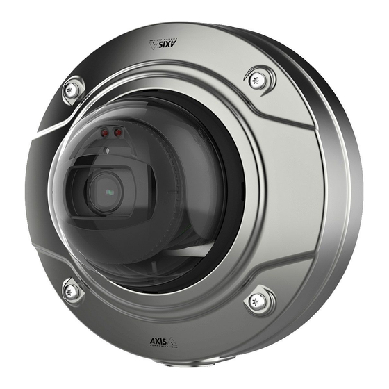 Axis Q3517-SLVE Installationsanleitung