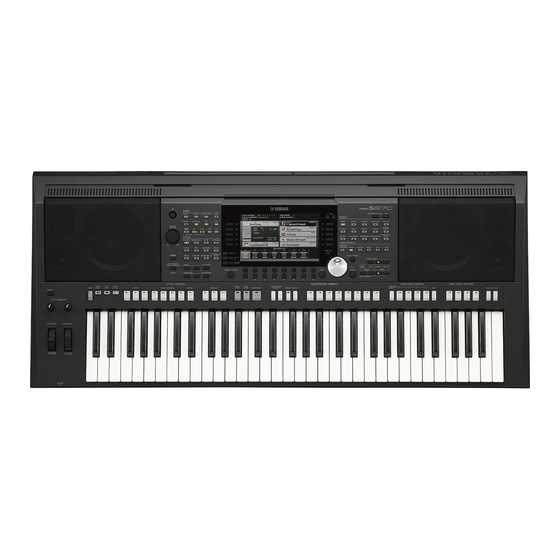 Yamaha PSR-S970 Bedienungsanleitung