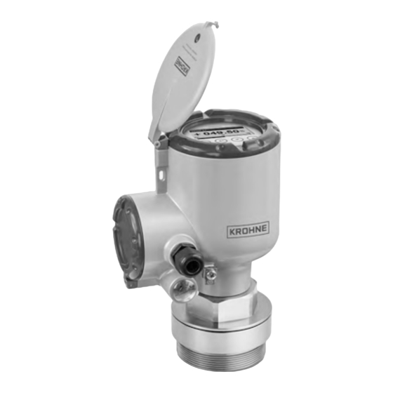 KROHNE OPTIWAVE 6500 C Handbuch