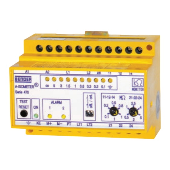 Bender IR470LY2-40 Handbuch