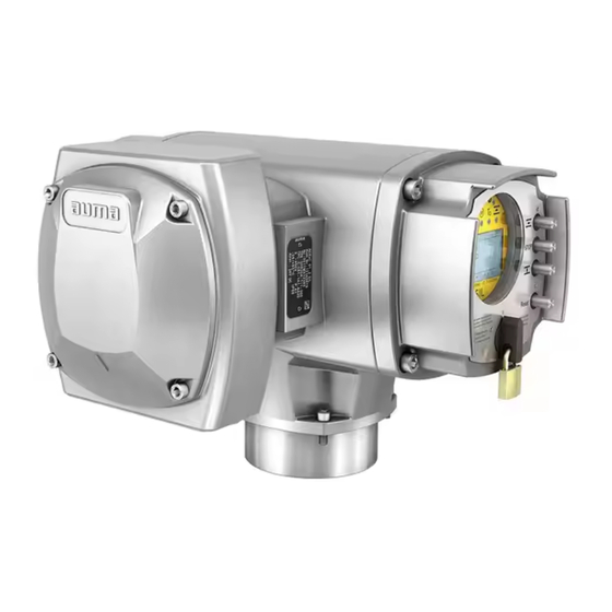 Auma AC 01.2 Kurzanleitung