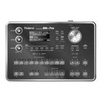Roland BK7-M EDITOR Bedienungsanleitung