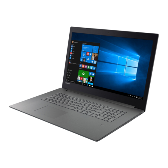 Lenovo V320-17IKB Sicherheit, Garantie Und Einrichtung