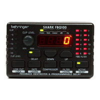 Behringer SHARK FBQ100 Schnellstartanleitung