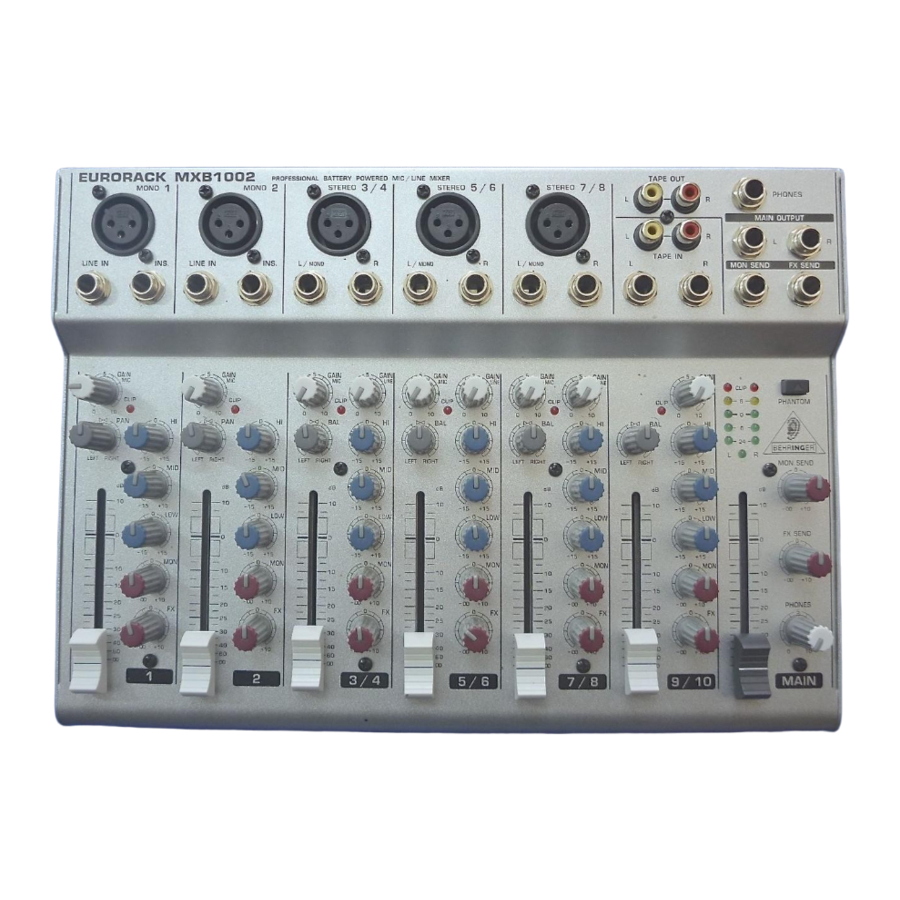Behringer eurorack MXB1002 Bedienungsanleitung