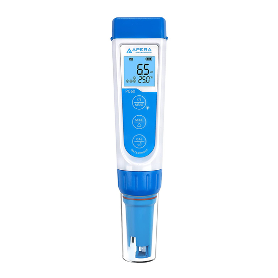 APERA INSTRUMENTS PC60 Premium Bedienungsanleitung