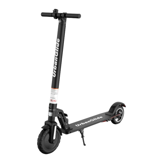 URBANGLIDE RIDE 82+ Originalbetriebsanleitug