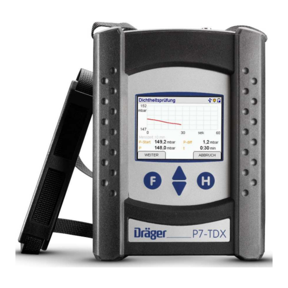 Dräger P7-TDX Bedienungsanleitung